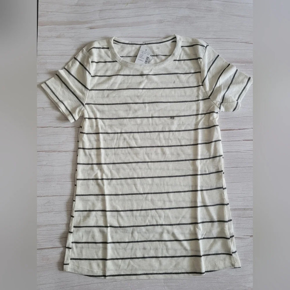 Maurices 24/7 Flawless  Stripe Rib Knit Tuck In Tee - Picture 2 of 5